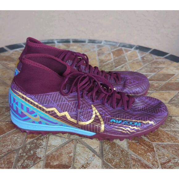 Nike Zoom Mercurial Superfly 9 Academy Turf Mens Size 6.5 DR9347-694 Pre-owned - Picture 2 of 6